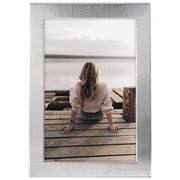 Hama Cornice Portafoto in Alluminio Argento 10x15cm