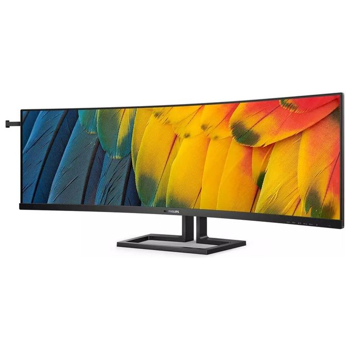 Philips 45B1U6900CH-00 Serie 6000 Monitor PC 44.5'' UltraWide DQHD 5120x1440 VA Curvo 32:9 USB-C Docking Webcam 5MP KVM colore Nero