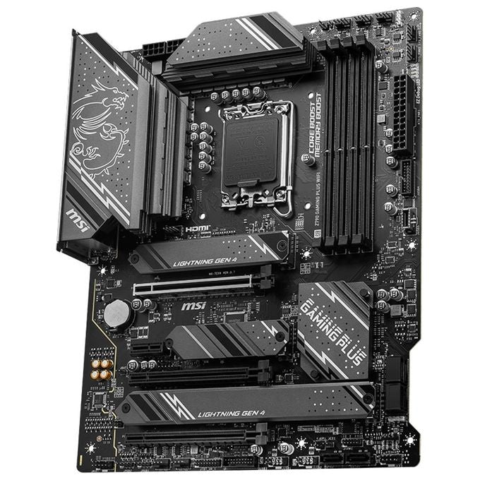 MSI Z790 GAMING PLUS Scheda Madre ATX LGA 1700 DDR5 Wi-Fi Nero per PC