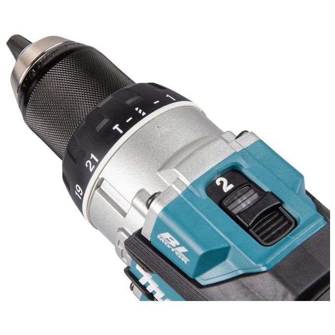 Makita DHP489RTJ LXT Trapano Avvitatore con Percussione Brushless 18V 110Nm 1800 rpm colore Nero Blu