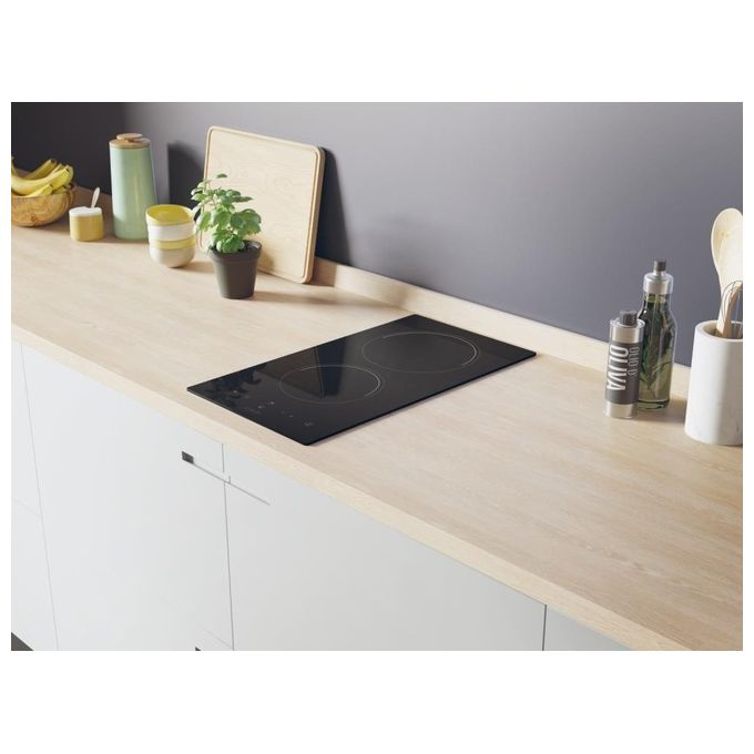 Candy CDH30 Piano cottura elettrico Vetroceramica 29 cm 2 zone Touch Control 3000 W colore Nero