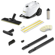 Kärcher 1.513-650.0 SC 3 EasyFix Pulitore a Vapore 1900W 3,5 bar Serbatoio 1L Superficie 75m² colore Bianco Nero