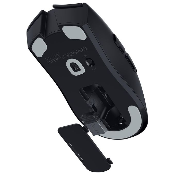 Razer RZ01-04910100-R3M1 Viper V3 HyperSpeed Mouse Gaming Wireless Sensore Focus Pro 30000 DPI 82g Autonomia 280h colore Nero