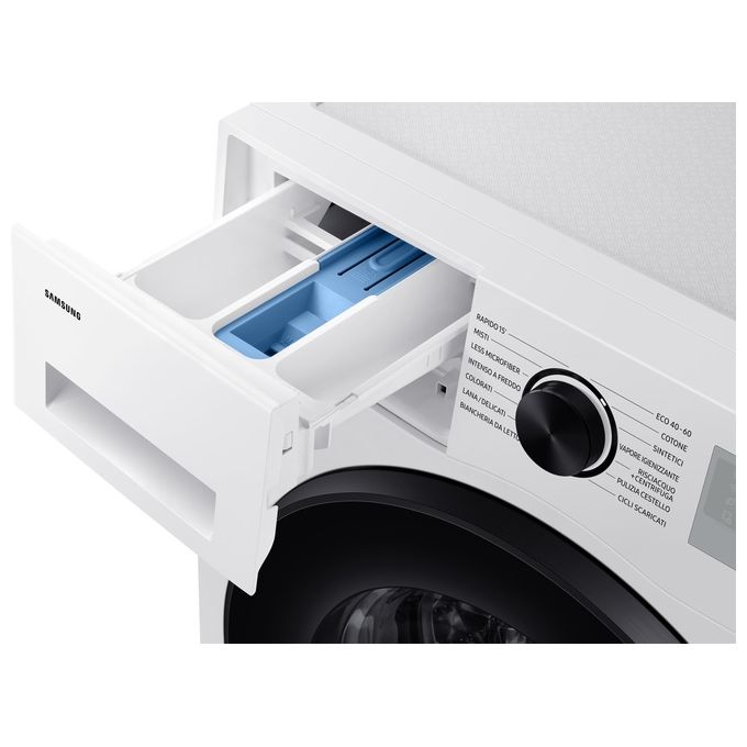Samsung WW90CGC04DAHET - Lavatrice a carica frontale 9 kg, 1400 rpm, Classe A, Vapore, Wi-Fi, (85x60x55 cm), Bianco