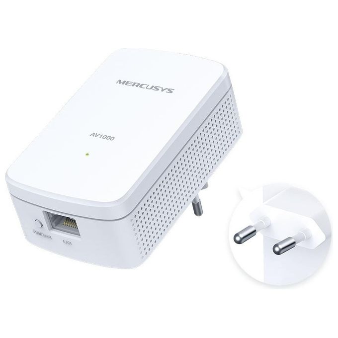Mercusys MP500 KIT Adattatore PowerLine AV2 1000 Mbit-s Gigabit Ethernet 300 m colore Bianco