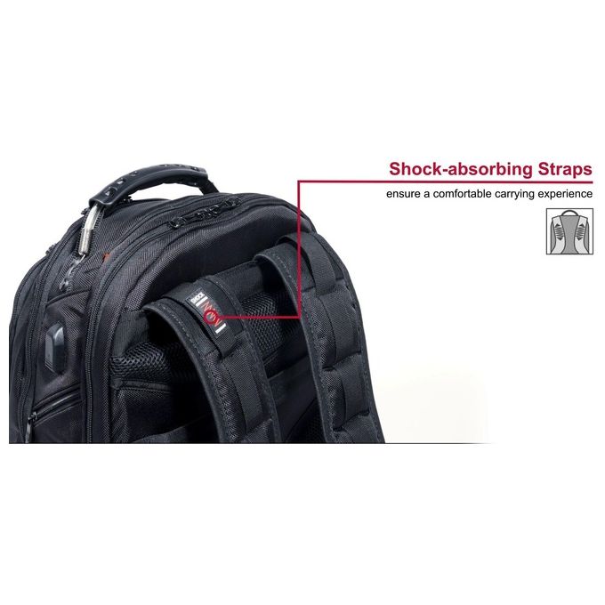 Wenger Ibex Ballistic Deluxe Zaino per Notebook fino a 16'' Nero