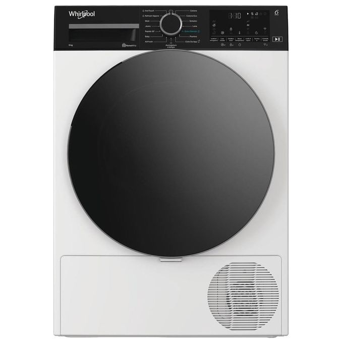 Whirlpool C WD 96M WBS IT Asciugatrice Pompa di Calore 9 Kg Classe A Wi-Fi Inverter 6° Senso (85x60x67 cm) colore Bianco