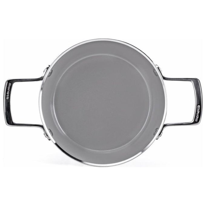 Alluflon Moneta Casseruola Armonia Finegres 20cm con Coperchio in Vetro