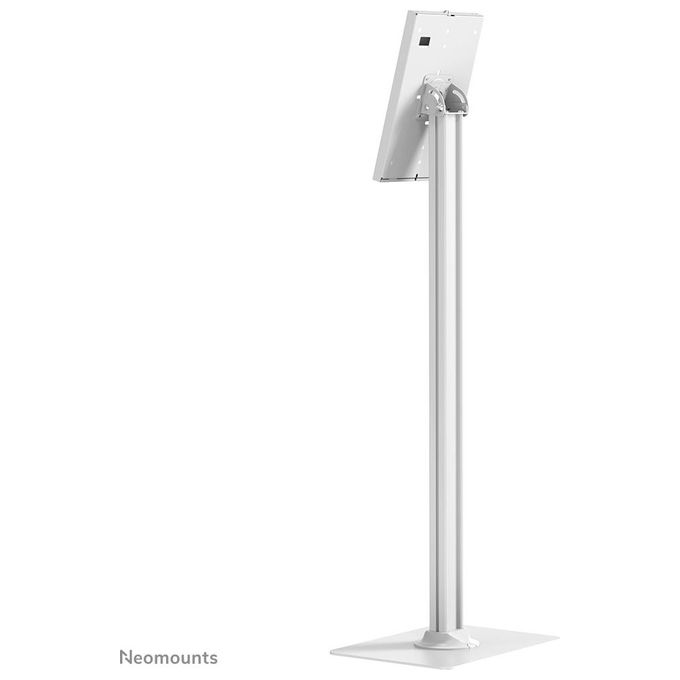 Neomounts FL15-650WH1 Supporto da Pavimento per Tablet 9,7-11 Pollici con Rotazione 90° Inclinazione Regolabile e Blocco Antifurto colore Bianco