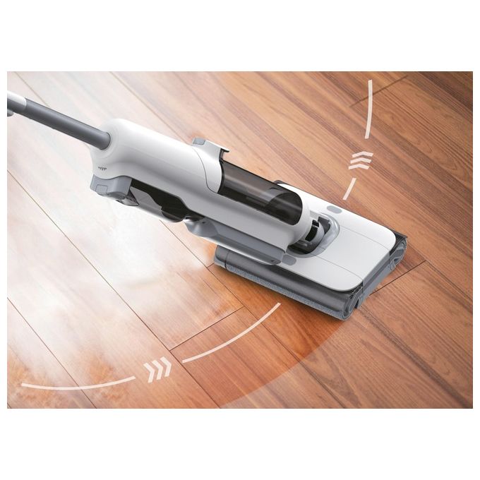 Hoover HW500 011 HW5 Aspirapolvere Lavapavimenti Senza Fili 2in1 220W 30 min Autopulizia 84 dB colore Bianco Grigio