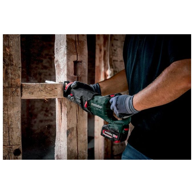 Metabo 601616840 SSEP 18 LT Sega Diritta a Batteria 18V 0 3000 corse min Lama 32 mm colore Nero Verde