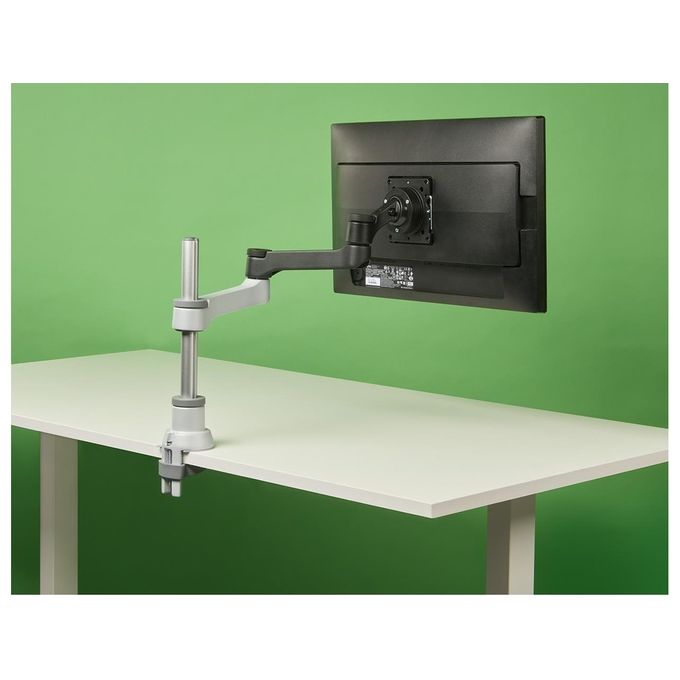 R Go Tools RGOVLZE4EASI R-Go Zepher 4 C2 Braccio Singolo per Monitor Regolabile 0 8 Kg VESA 75x75 100x100 mm Alluminio colore Nero Argento