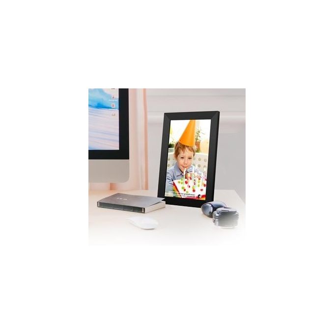 Atlantis P060-DPF10B1-B Cornice Digitale 10'' Touch Screen IPS Wi-Fi Bluetooth 1GB RAM 16GB Slot MicroSD App Frameo colore Nero
