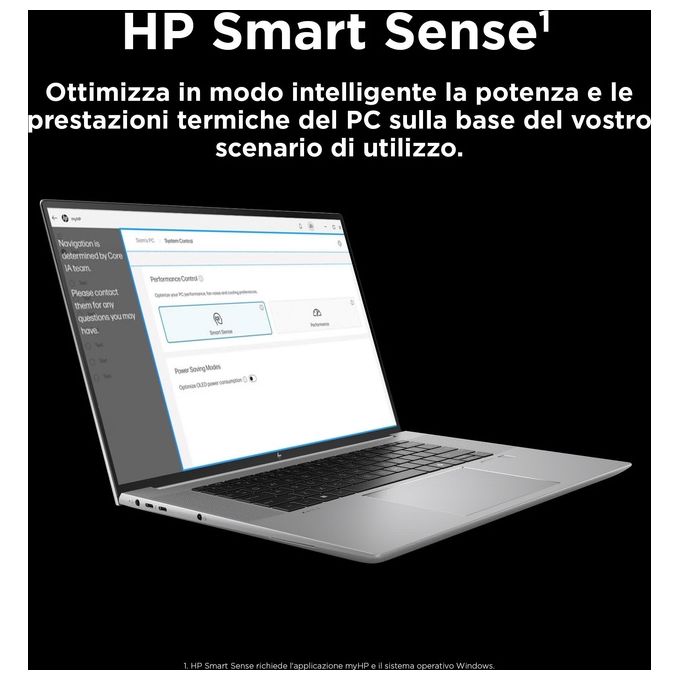 HP ZBook Studio G11 98L29ET Notebook 16'' Intel Core Ultra 7 155H 32 GB DDR5 1 TB SSD NVIDIA RTX 3000 Ada 8 GB Windows 11 Pro colore Grigio