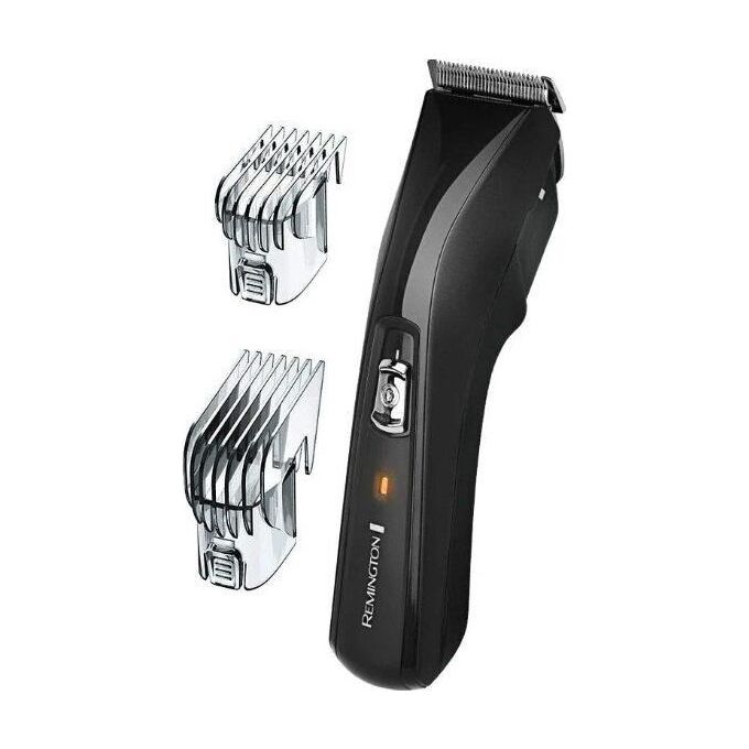 Remington HC5150 Tagliacapelli Ricaricabile Lame Acciaio Inox Autoaffilanti 2 Pettini 15 Lunghezze 1-42 mm Autonomia 30 min colore Nero