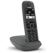Gigaset L36852-H2810-B133 AE690 Telefono DECT Analogico con 2 Cornette Vivavoce Identificazione Chiamante Rubrica 100 Voci colore Antracite