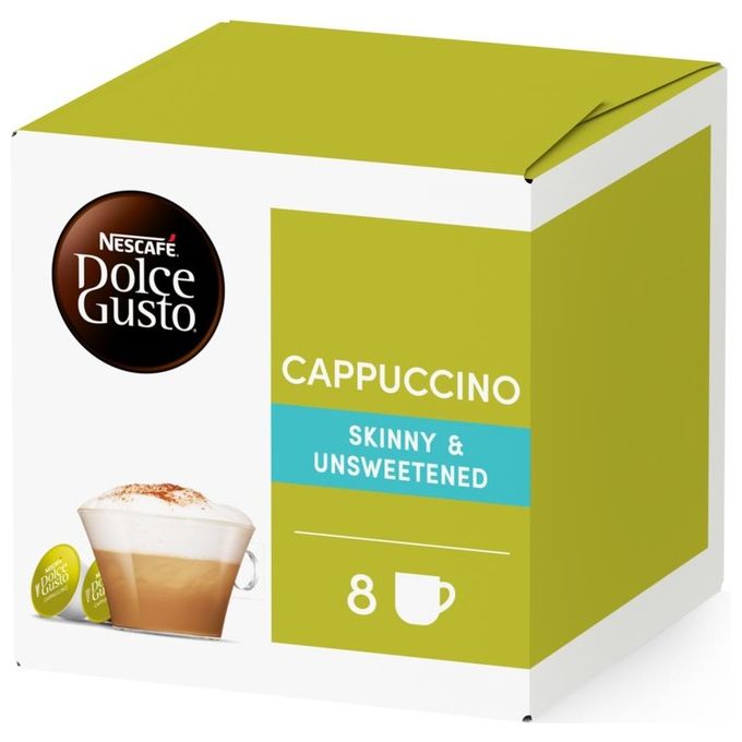 Nescafe' Dolce Gusto Cappuccino Skinny-Light Capsule Caffe' 16 Pezzi