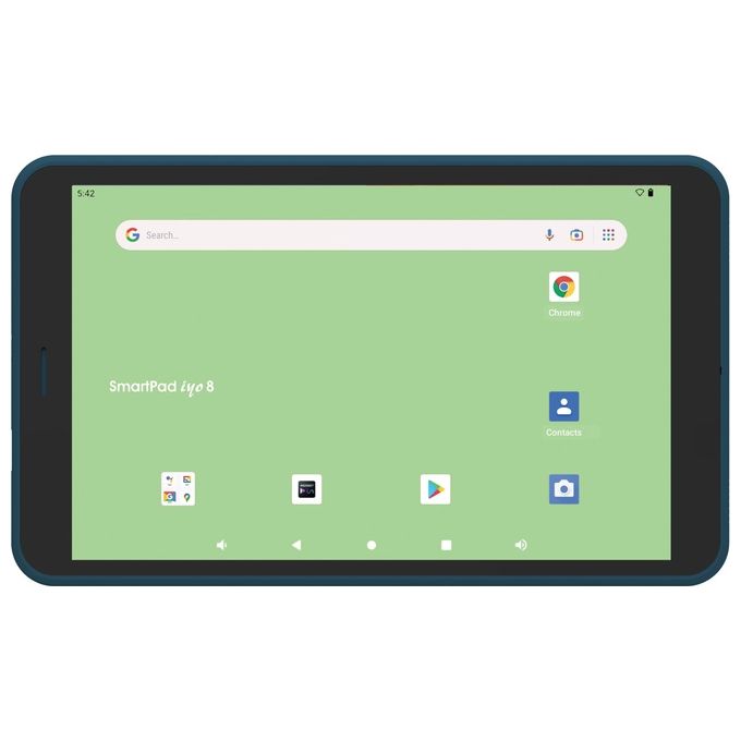 Mediacom M-SP8GY SmartPad Iyo 8 Tablet Android 14 8'' 3 GB RAM 32 GB Wi-Fi 6 Rockchip RK3562 colore Nero Blu