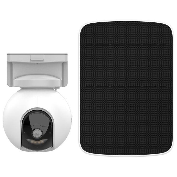 Ezviz HB8 Telecamera IP Motorizzata da Esterno 4 MP 2K Wireless Batteria 10400 mAh Pannello Solare Visione Notturna 15 m colore Bianco