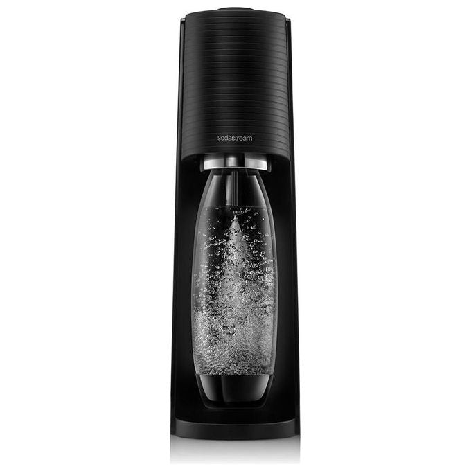 SodaStream 1012811411 Terra Gasatore d'acqua con Bottiglia 1 L e Cilindro CO2 60 L colore Nero