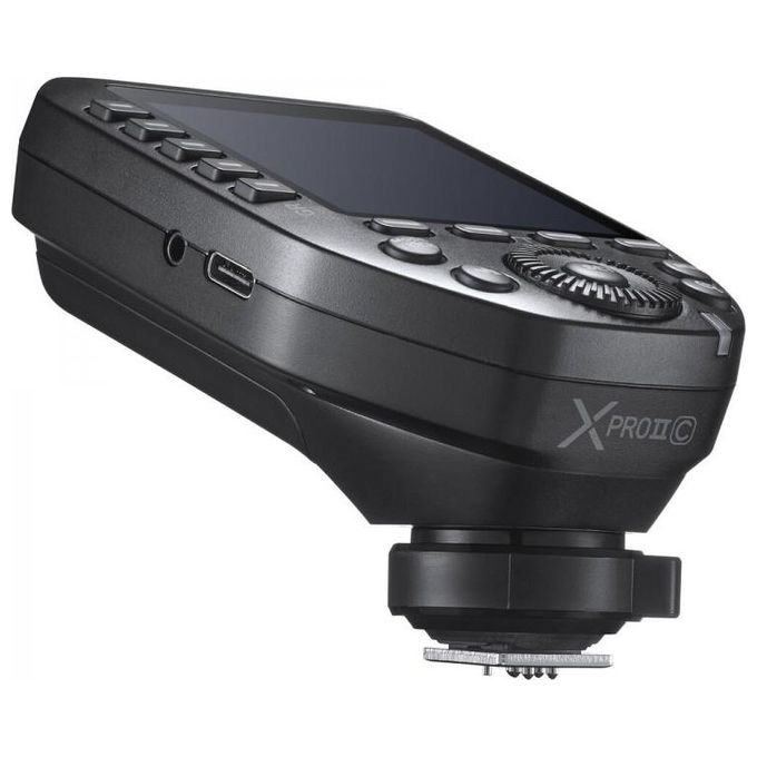 GODOX XPRO II-L XPro II Trasmettitore wireless TTL professionale per Leica compatibile con fotocamere Leica con slitta hot-shoe controllo Bluetooth HSS fino a 1-8000s 32 canali 16 gruppi colore Nero