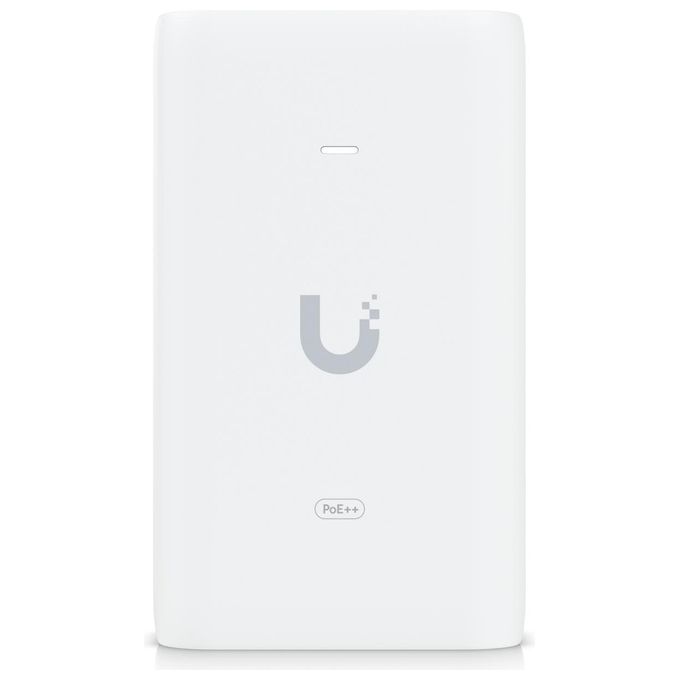 Ubiquiti U-POE++ Adattatore PoE++ Gigabit Ethernet 48V 60W IEEE 802.3at colore Bianco