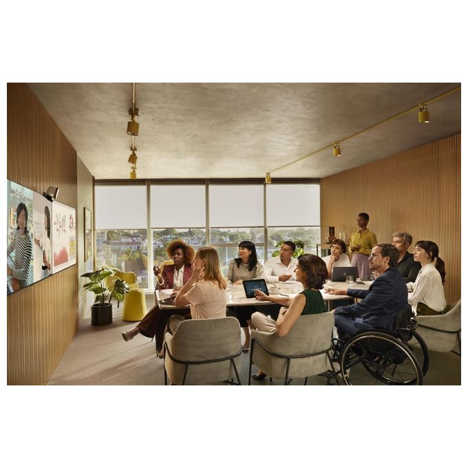 HP Poly 842F8AA Poly Studio E70 Smart Videocamera 20 MP 4K Ultra HD 3840 x 2160 Pixel Zoom Digitale 7 3x colore Bianco