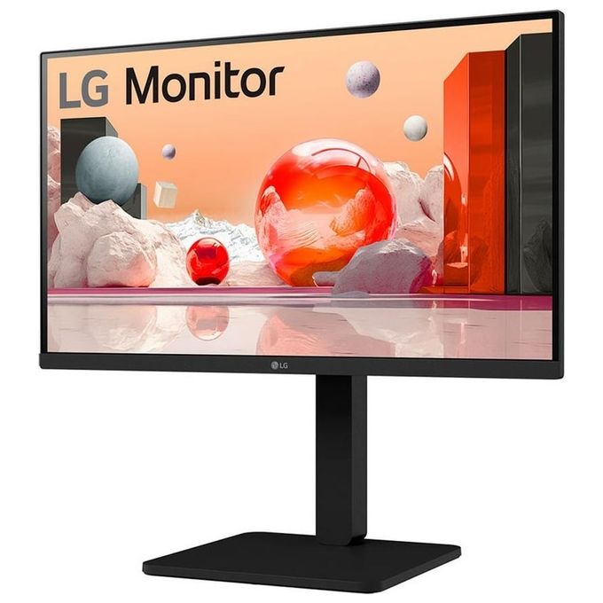 LG 24BA550-B Monitor PC IPS 23,8'' Full HD 1920x1080 100 Hz 5 ms Flicker-Free Altoparlanti Hub USB colore Nero