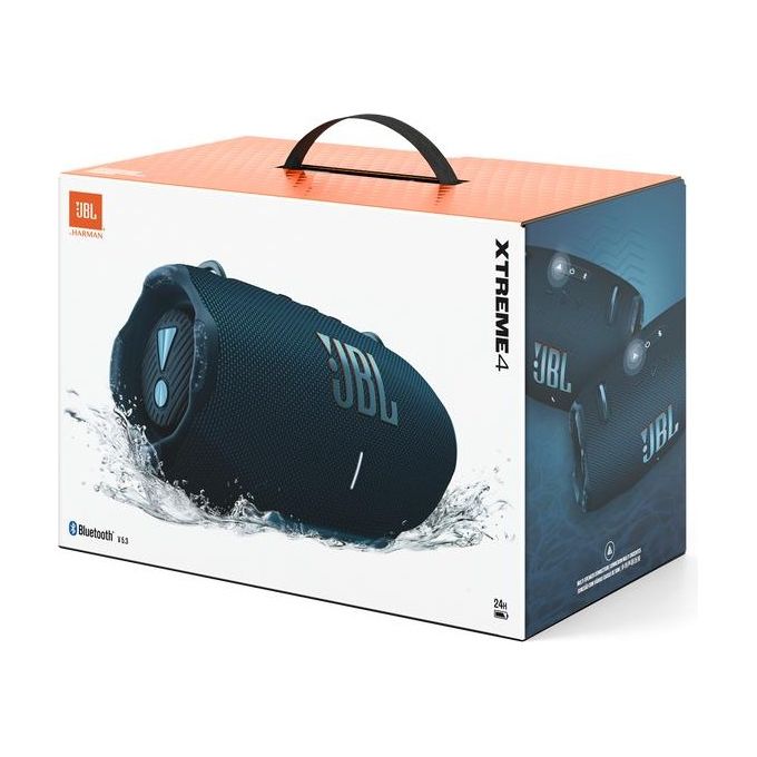 JBL JBLXTREME4BLUEP Xtreme 4 Altoparlante Portatile Stereo Bluetooth 5.3 Potenza 30 W Batteria 24 h IP67 colore Blu