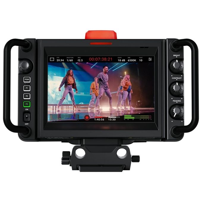 Blackmagic Design CINSTUDMFT-G24PDDG2 Studio Camera 4K Plus G2 Videocamera da Spalla 4K Ultra HD 3840 x 2160 Pixel 60 fps Touchscreen da 7 Pollici colore Nero