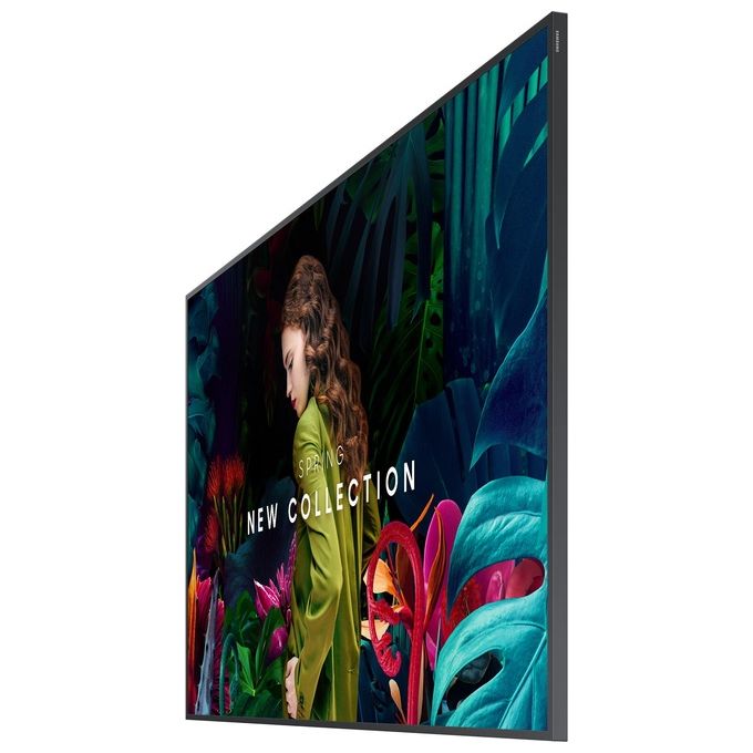Samsung LH85QBCNBGCXEN Smart Signage serie QBC-N Monitor LED 85'' 4K Ultra HD 3840 x 2160 Pixel 350 cd-m² colore Nero