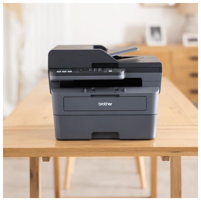 Brother MFCL2827DWXLRE1 Stampante Multifunzione Laser 4 in 1 32 ppm Duplex WiFi LAN ADF 50 fogli Toner 6000 pagine colore Bianco