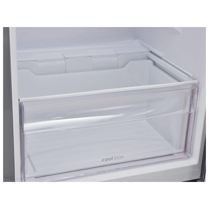 Candy CDV1S514FS Frigorifero Doppia Porta 212 L 145 cm Classe F 41 dB Statico Libera Installazione colore Argento