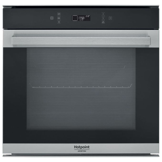 Hotpoint FI7 871 SH IX HA Forno Elettrico da Incasso 73Lt Display Lcd 17 Funzioni 3650W Grill Nero A+