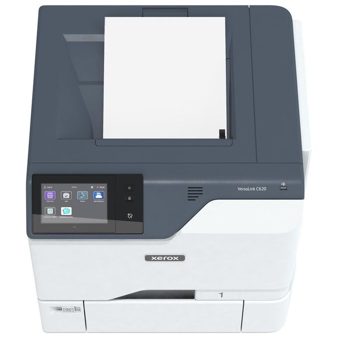 Xerox C620V_DN VersaLink C620 Stampante Laser A4 a Colori 50 ppm Duplex Automatico 2 Vassoi 650 Fogli Colore Grigio Bianco