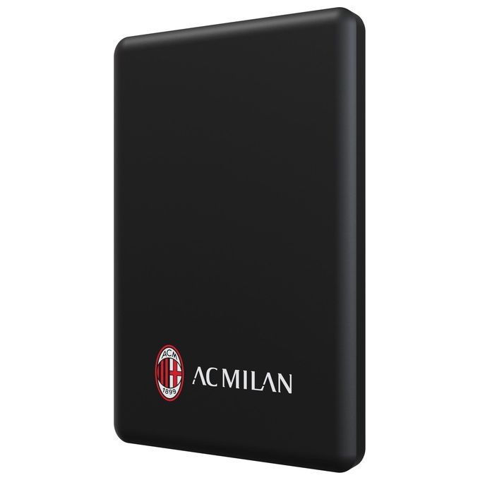 Techmade TM-WWQ73-MIL Milan Powerbank 5000 mAh Slim 7.9mm Wireless Magnetico MagSafe 15W USB-C 20W colore Nero