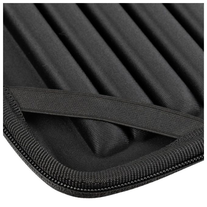 Rivacase 5131 Custodia Rigida per Notebook 15.6'' EVA Idrorepellente Resistente agli Urti Tracolla Rimovibile colore Nero