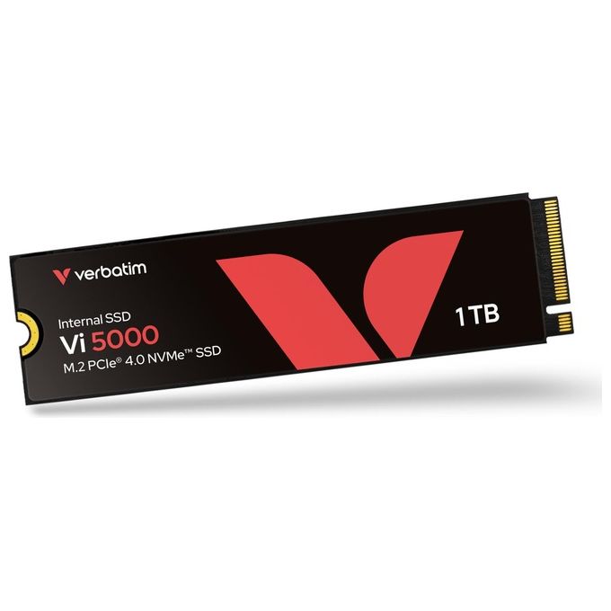 Verbatim 31826 Vi5000 SSD M.2 1 TB PCI Express 4.0 NVMe 3D NAND colore Nero
