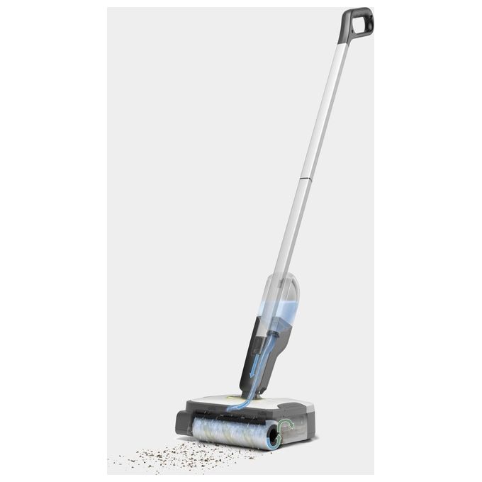 Kärcher 1.056-200.0 FC 2-4 Lavapavimenti Cordless Batteria 4V 2,5 Ah autonomia 20 min doppio serbatoio 70 m² colore Nero