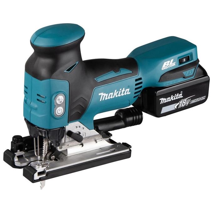 Makita DJV181RTJ Seghetto Alternativo a Batteria 18V con 2 Batterie 5,0 Ah e Valigetta Makpac colore Nero