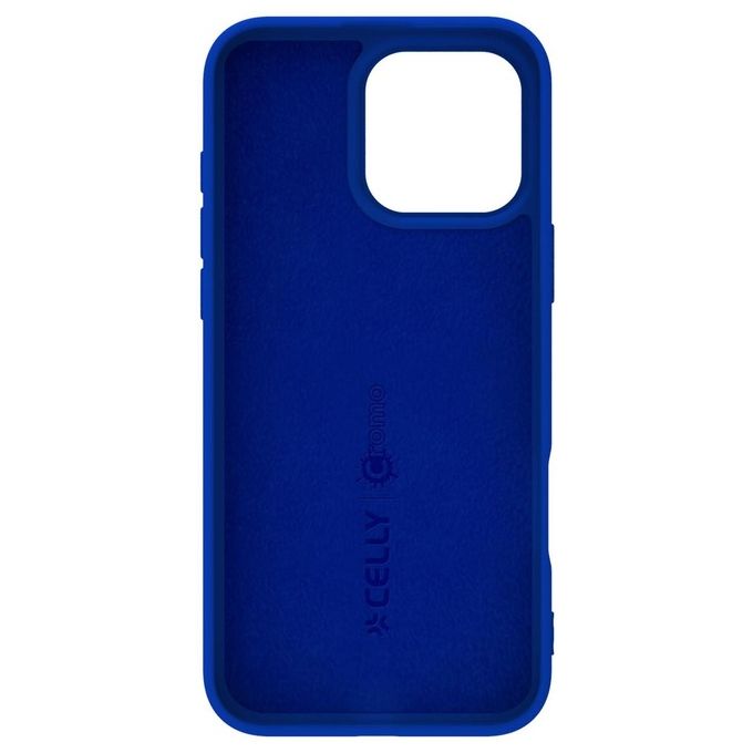 Celly Cromo Cover per iPhone 16 Pro Max Blu