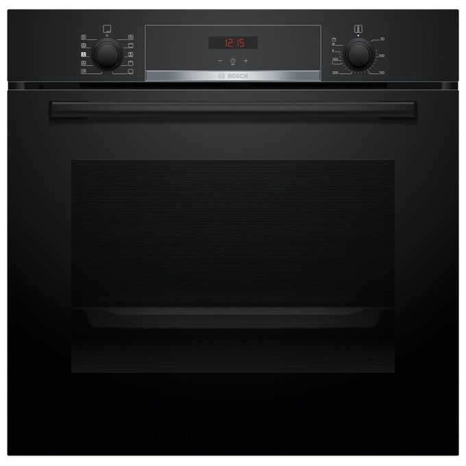 Bosch HQA534BB3 Serie 4 Forno da incasso Elettrico con Vapore 71 L Classe A+ Multifunzione Grill (59.5x59.4x54.8 cm) colore Nero