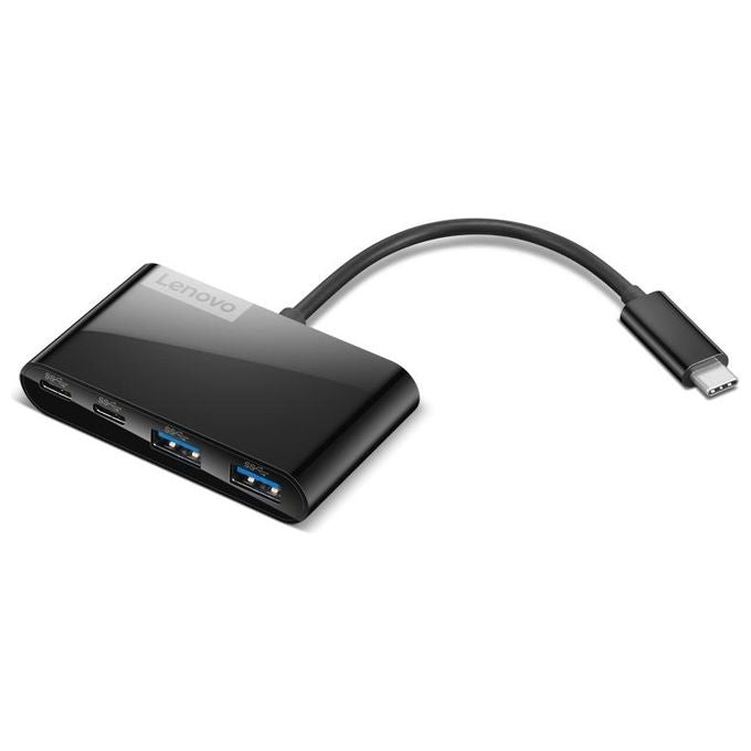 Lenovo Select USB Type-C 4-Port USB-Hub Nero