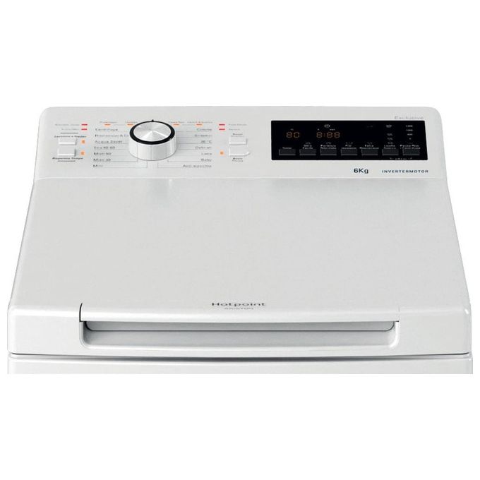 Hotpoint WMTG 625BS IT-1 Lavatrice Carica dall'Alto 6 Kg Classe B Profondita' 60 cm Centrifuga 1200 giri Inverter Wi-Fi