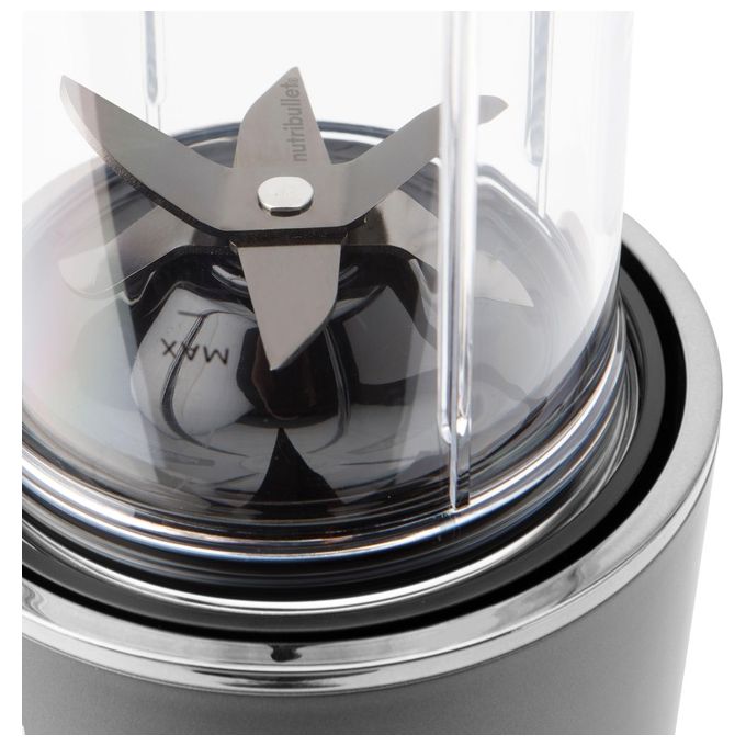NutriBullet NB1206DGCC Ultra Frullatore da tavolo 1200W caraffa Tritan BPA Free bicchieri 900ml e 700ml colore Nero
