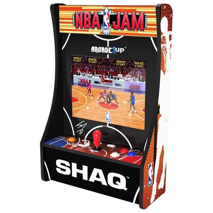 Arcade1up NBS-D-23160 NBA Jam Shaq Edition Partycade Console Retrogaming 3 giochi Monitor LCD 17''