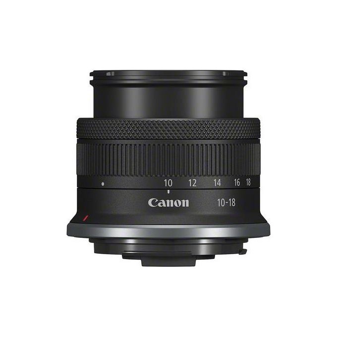 Canon 6262C005 RF-S 10-18 mm f4.5-6.3 IS STM Obiettivo con zoom grandangolare per fotocamere mirrorless APS-C colore Nero