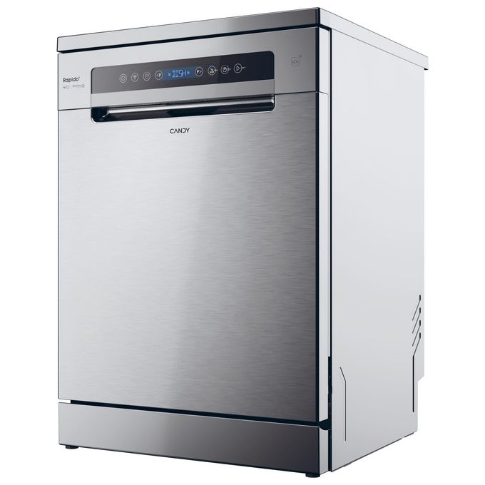 Candy 32002507 RapidÓ Lavastoviglie 16 coperti Classe C Wi-Fi BLE Smart Basket Smart Door 44 dB (85x59,7x59,8 cm) colore Inox