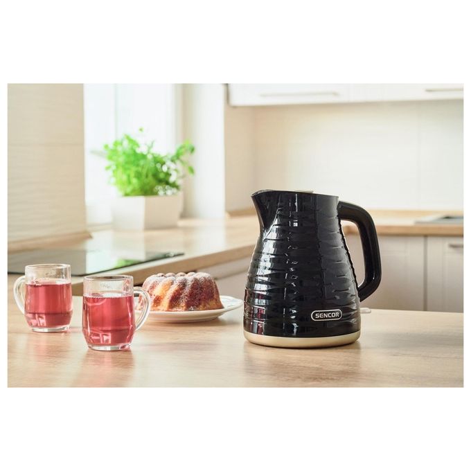 Sencor Bollitore Elettrico 1.7 Litri 2200W Filtro Anticalcare Nero