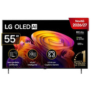LG OLED55B6ELC.API Serie B6E TV 55 Pollici Smart TV 4K OLED Processore α8 Gen3 con AI Wi-Fi DVB-T2 Classe Energetica F colore Marrone